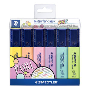 STAEDTLER - TEXTSURFER CLASSIC 364 - Colores Pastel - 6 Colores