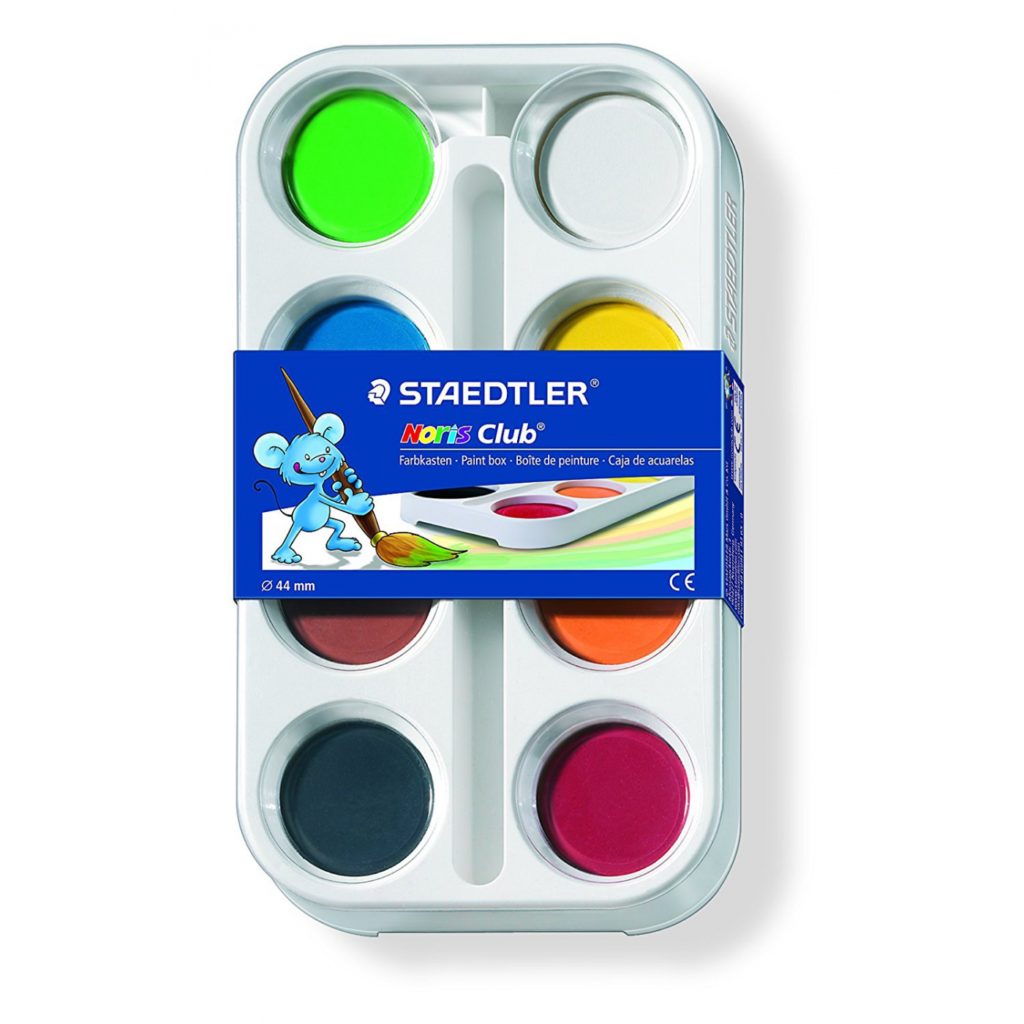 Acuarelas Staedtler de 8 colores