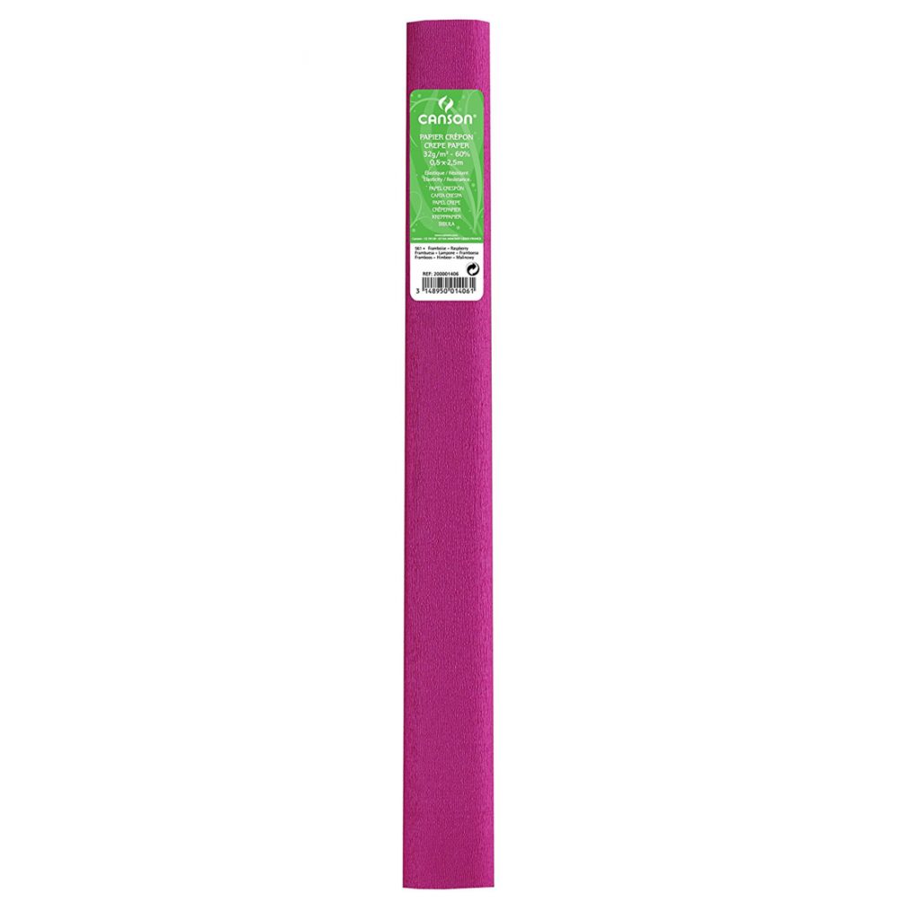 Papel crespón estándar 40gr FRAMBUESA CANSON