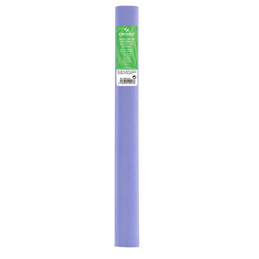 Papel crespón estándar 40gr AZUL CIELO CANSON