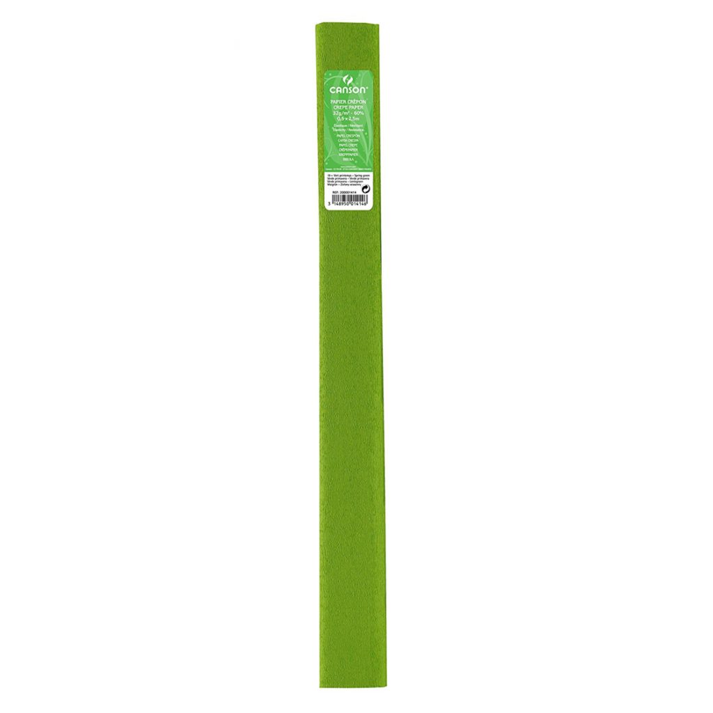 Papel crespón estándar 40gr VERDE PRIMAVERA CANSON