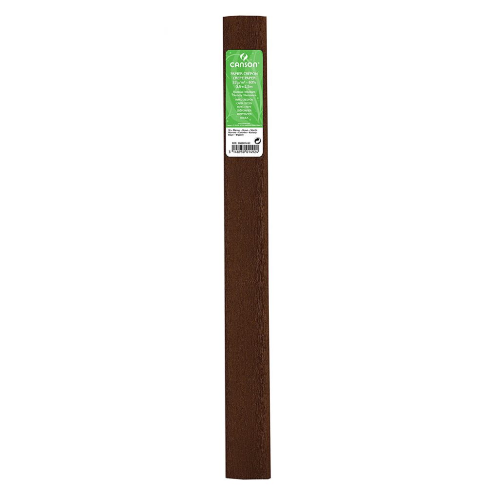 Papel crespón estándar 40gr MARRON CANSON