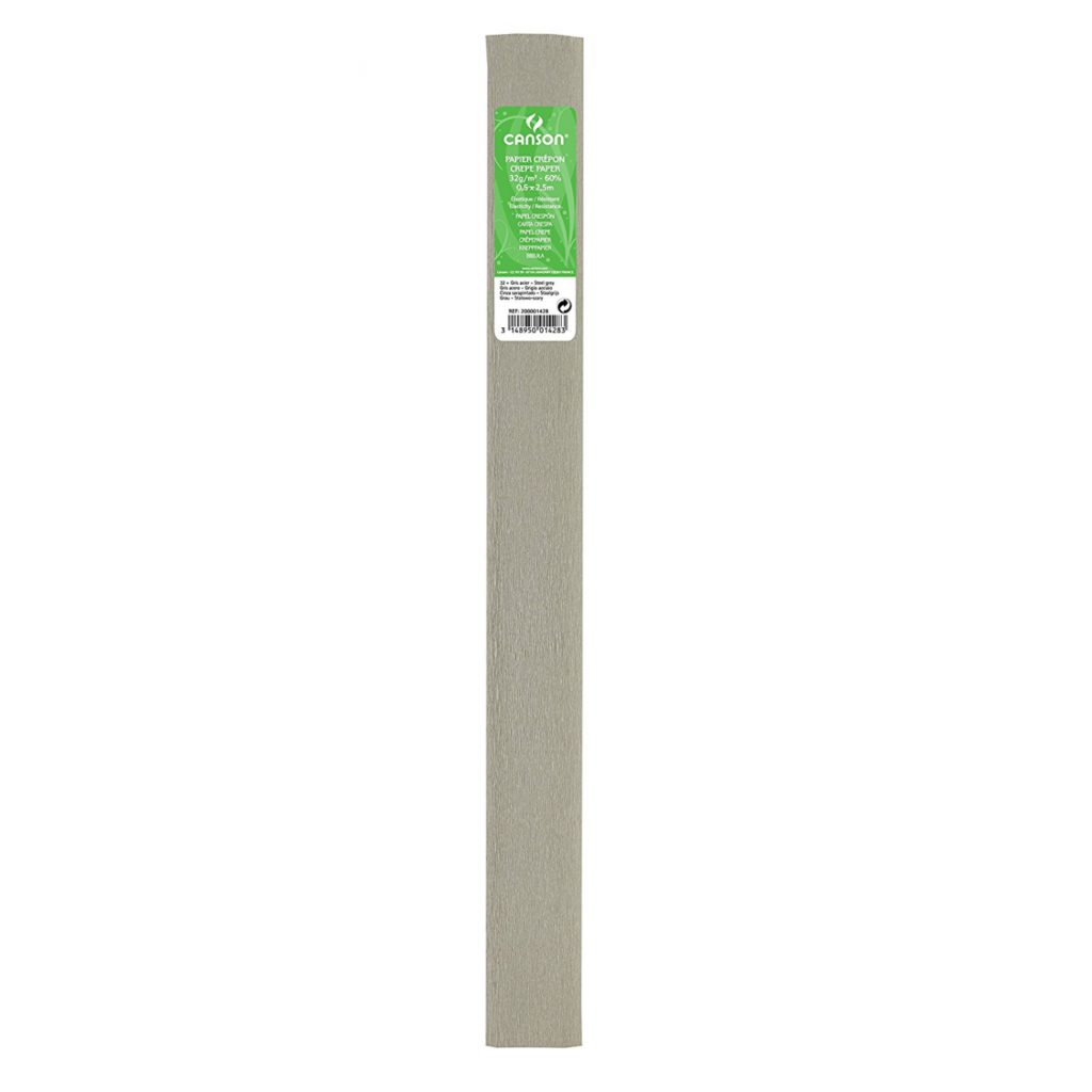 Papel crespón estándar 40gr GRIS CANSON