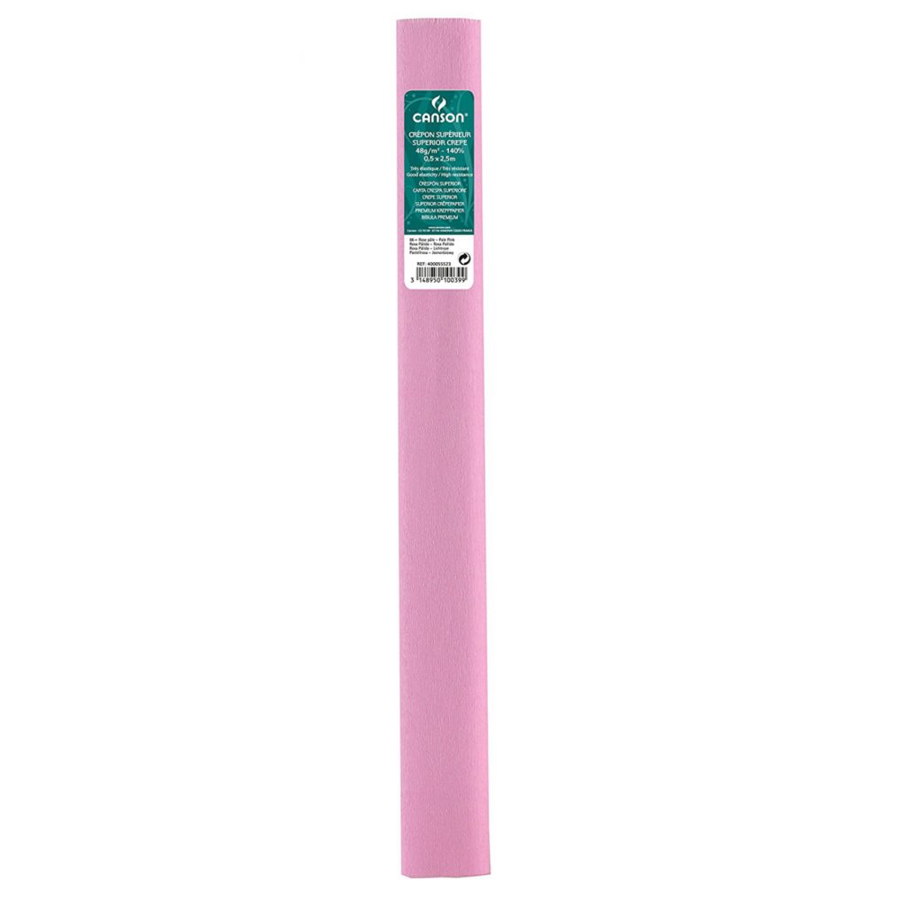 Papel crespón superior 60gr ROSA PALIDO CANSON