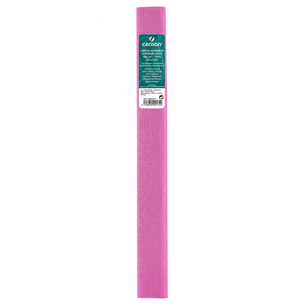 Papel crespón superior 60gr ROSA CANSON