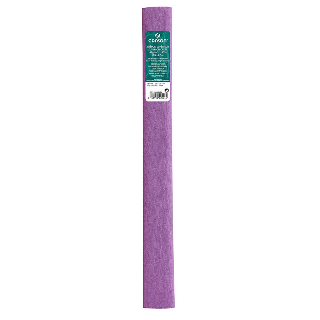 Papel crespón superior 60gr LILA CANSON