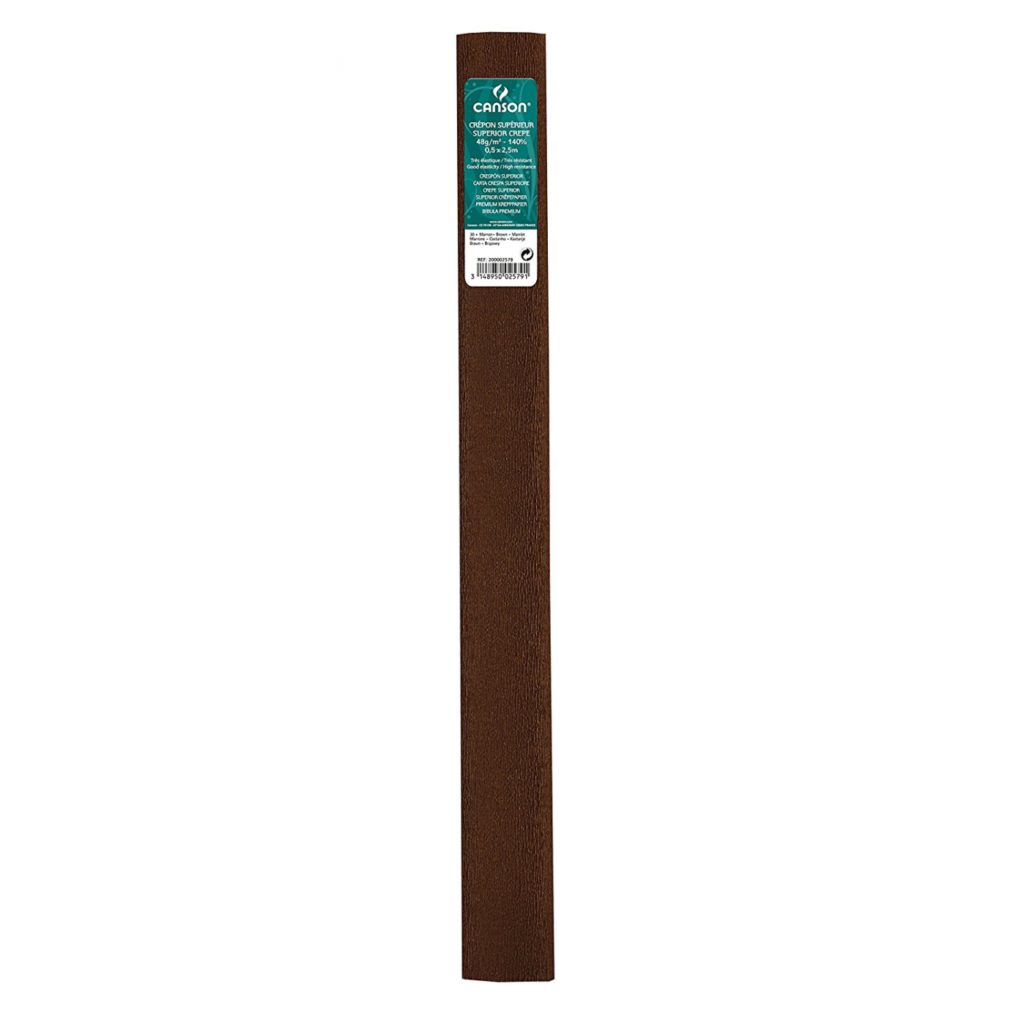 Papel crespón superior 60gr MARRON CANSON
