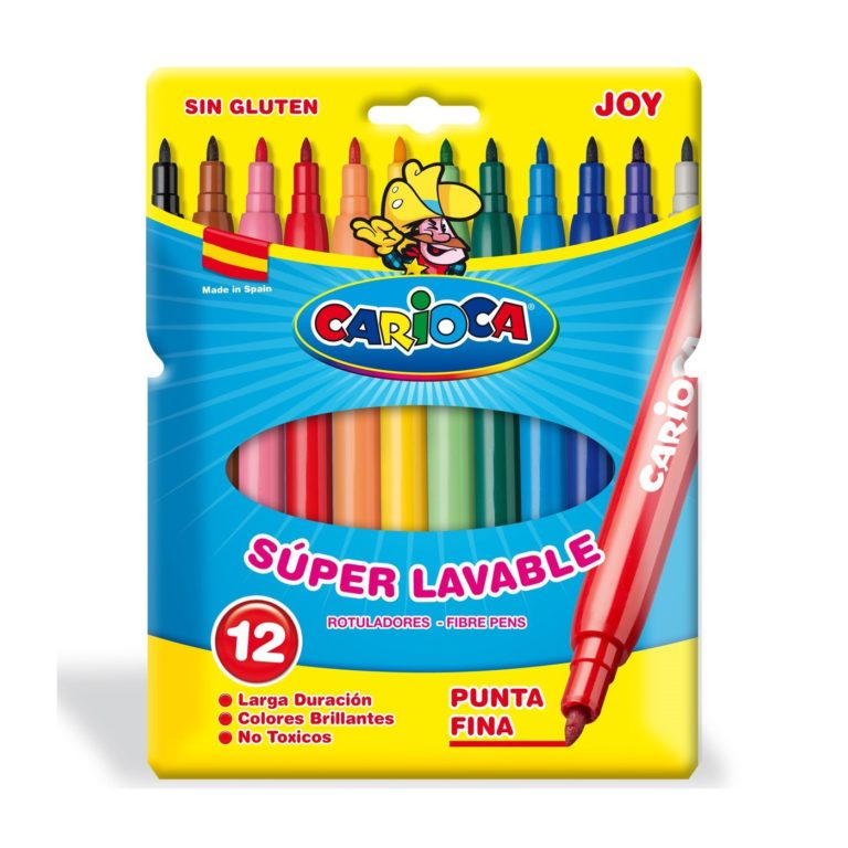 Rotuladores CARIOCA Joy de 12 colores