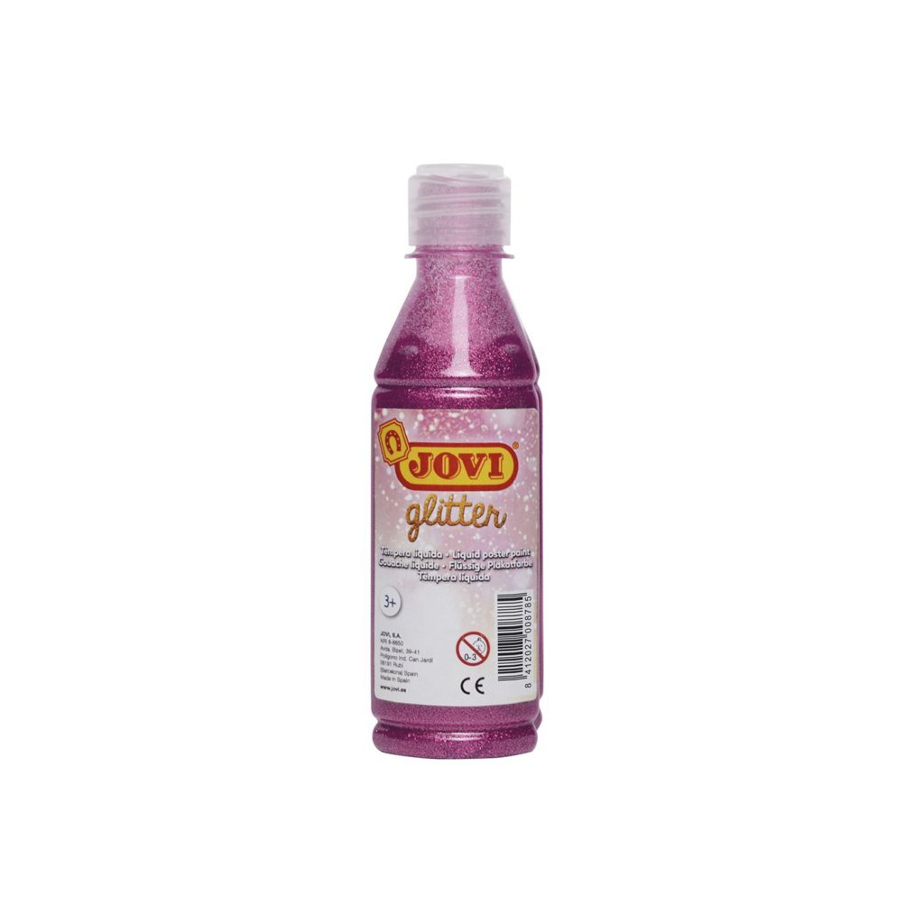 Témpera glitter (purpurina) 250ml JOVI