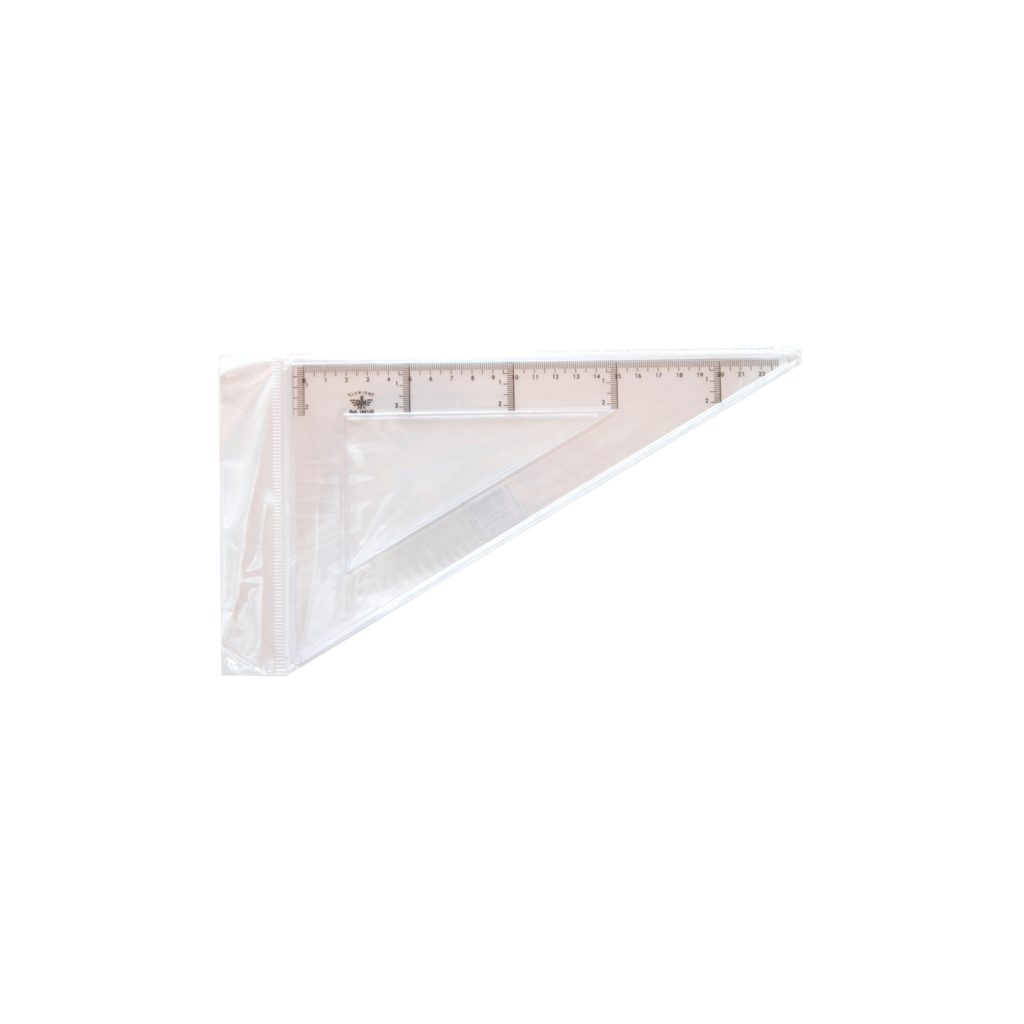 Cartabón escolar de 60º 25 cm de longitud DFH