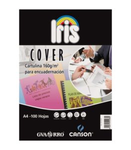 Cartulina A4 Cover Iris blanco 100 hojas 180gr. GUARRO CANSON