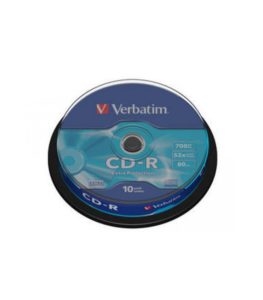 Bobina de 10 CD-R 700MB VERBATIM