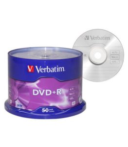 DVD+R 4.7gb bobina de 50 uds VERBATIM