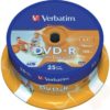 DVD-R 4.7gb imprimible bobina de 25 uds VERBATIM