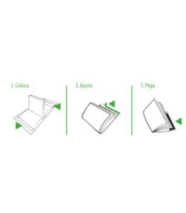 Forro de libros con solapa autoajustable de 28cm PROA
