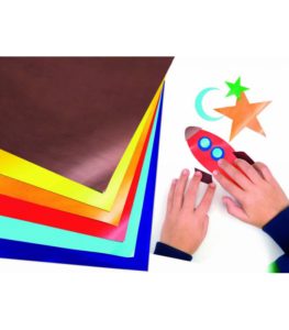 Papel charol rollo 25 hojas 50x65cm SADIPAL