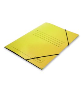 Carpeta de cartón con solapas y elásticos FOLIO PROA