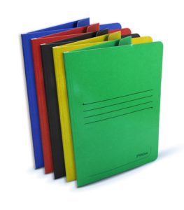 Carpeta de cartón con solapas y elásticos FOLIO PROA