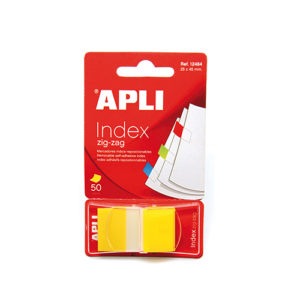 APLI - INDICE 25X 45 - ZIGZAG - Amarilo