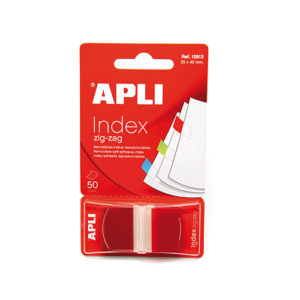 APLI - INDICE 25X 45 - ZIGZAG - Rojo