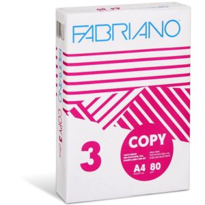 FABRIANO - Papel 80 gr - COPY - A4 - 500 hojas