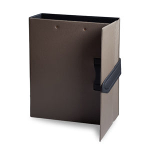 PROA -  CARPETA DOBLE SISTEMA - lomo ancho - bicolor (beige/negro)