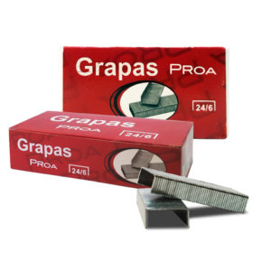 PROA - GRAPAS 24/6 - Caja 1000 grapas