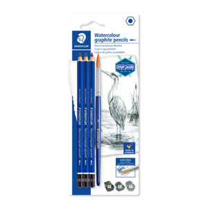 STAEDTLER - Lápiz de grafito acualerables - BLISTER