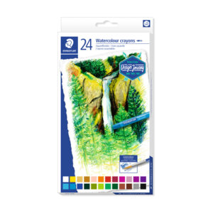 STAEDTLER - Crayones redondos acuarelables - 24 colores