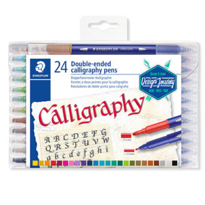 STAEDTLER - Rotuladores doble punta caligrafía - 24 colores - 3005