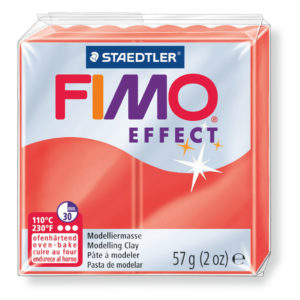 STAEDTLER  FIMO® effect 8020 - TRANSLÚCIDO ROJO