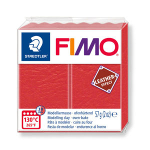 STAEDTLER FIMO® leather effect 8010 - ROJO SANDÍA
