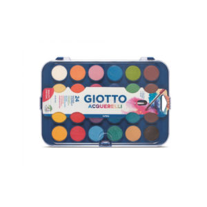 GIOTTO - Acuarelas en pastilla - 24 unidades + pincel