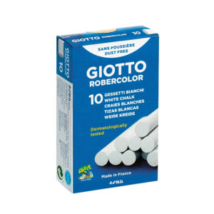 GIOTTO -Tizas Robercolor - Color blanco -10 und