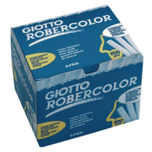 GIOTTO -Tizas Robercolor - Color blanco - 100 Und