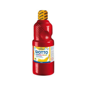 GIOTTO - Témpera líquida 500 ml - ROJO BERMELLÓN