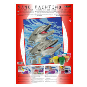 ARENART - Pintura con arena - Delfines