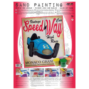 ARENART - Pintura con arena - Mónaco grand prix