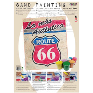 ARENART - Pintura con arena - Route 66