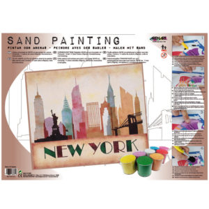 ARENART - Pintura con arena - New Yor Landscape