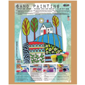 ARENART - Pintura con arena - Paisaje Naif Blue 1