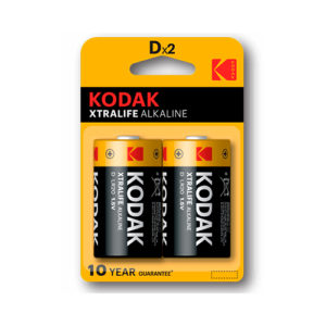 KODAK - Pilas alcalinas XtraLife D - LR20 - pack 2