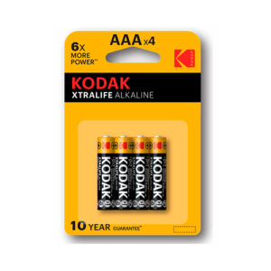 KODAK - Pilas alcalinas XtraLife AAA - LR3 - pack 4