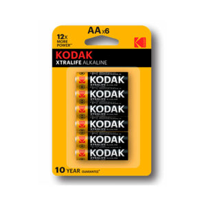 KODAK - Pilas alcalinas XtraLife AA - LR6 - pack 6