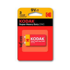 KODAK - Pilas salinas EHD 9V - 6LR61
