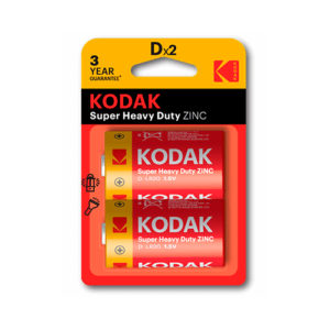 KODAK - Pilas salinas EHD D - LR20 - pack 2