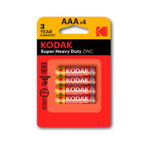 KODAK - Pilas salinas EHD AAA - LR3 - pack 4
